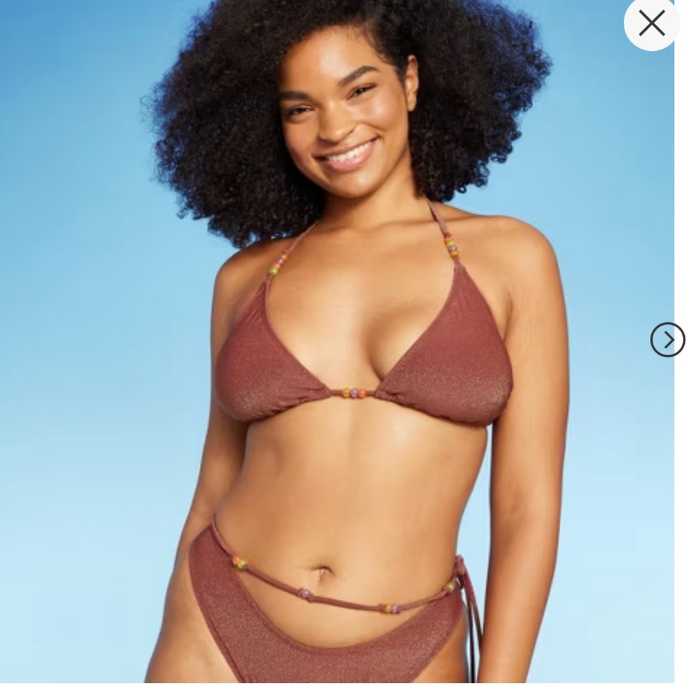 Sparkly beaded swimsuit NWT